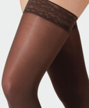 Woman wearing Juzo Inspiration with lace border