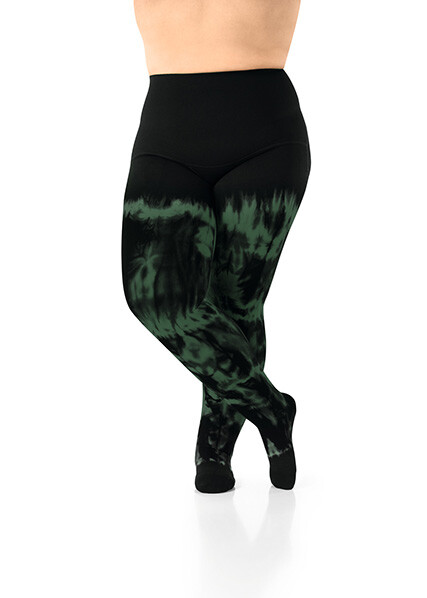 Strong Green Batik Schwarz Tights Strong Green Batik Schwarz