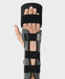Palmar Xtec Digitus - back of hand Right arm with Palmar Xtec Digitus wrist orthosis – view of back of hand