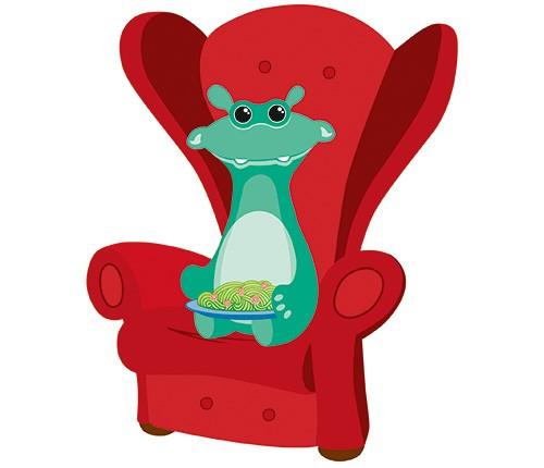 Juzo iron-on patch Julius armchair Juzo iron-on patch Julius armchair