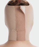 Immagine prodotto chiusura di una maschera compressiva per il viso Chiusura di una maschera compressiva per il viso da dietro