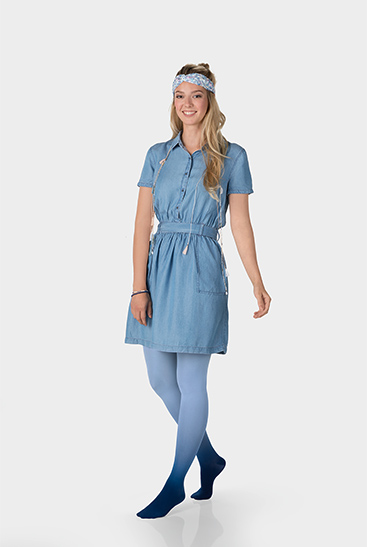 7. Product image Juzo Inspiration Dip Dye Collection, Colour Blue