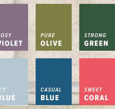 Våra nya Trend Colours: Colours in the City 2026/27