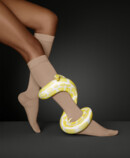 Legs with the Juzo Move and a yellow snake
